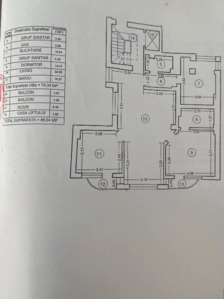 Dorobanti, apartament 3 camere,